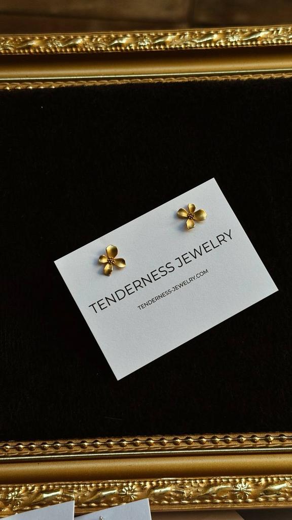 Серьги «Цветочки для Дюймовочки»