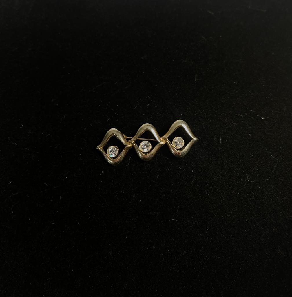 Винтажная брошь «Трио»