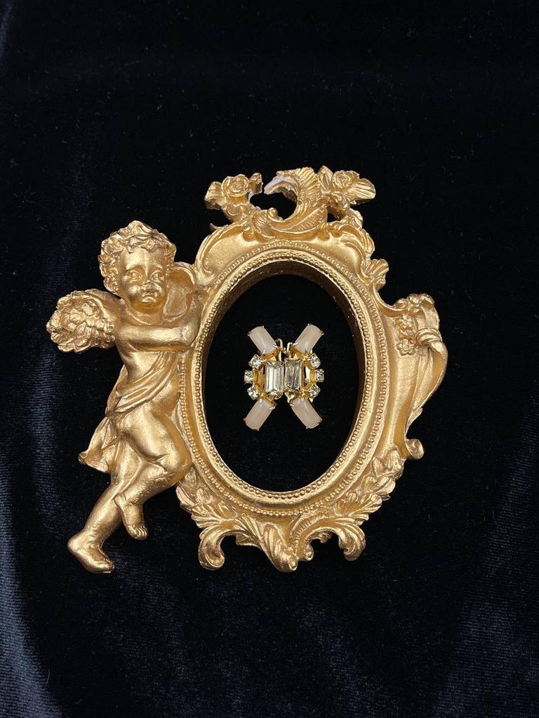 Винтажные клипсы «Gilded Grace»