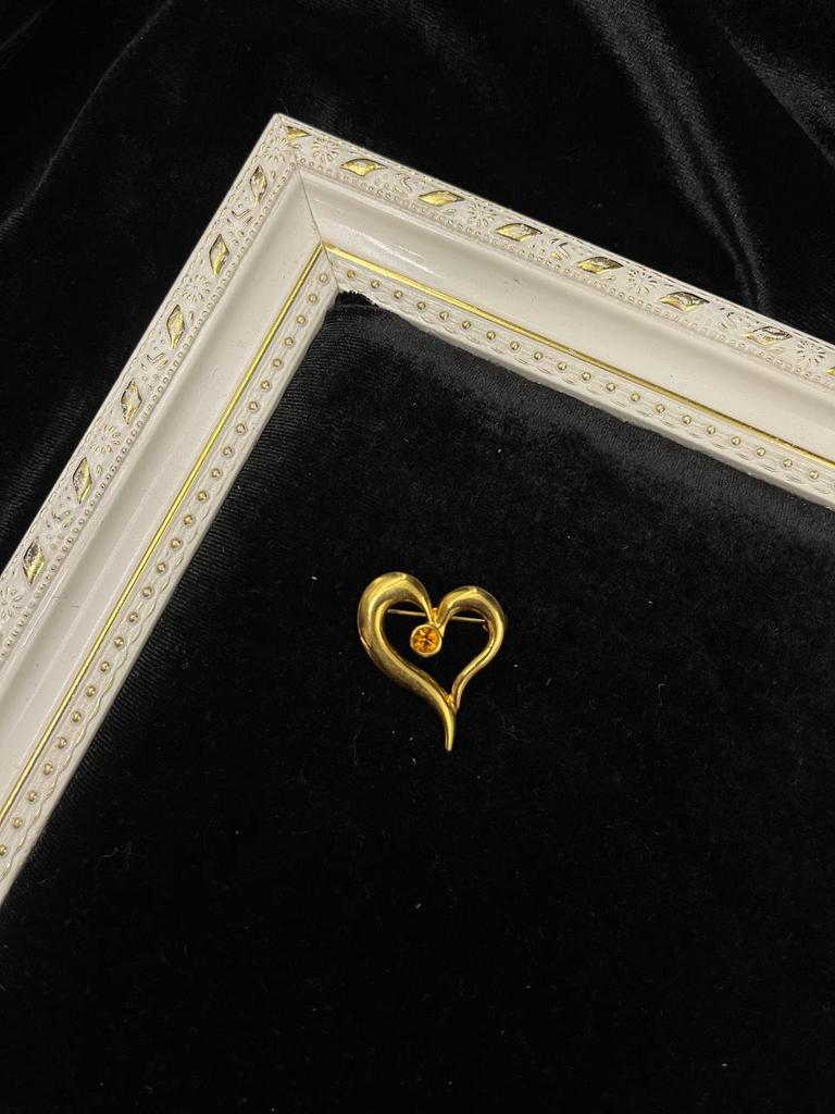 Винтажная брошь «Маленькое сердце»