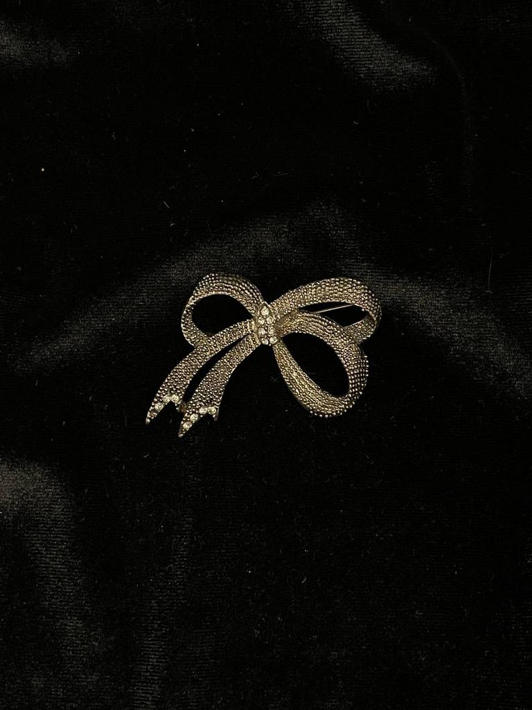 Винтажная брошь «Кованый бантик-1»