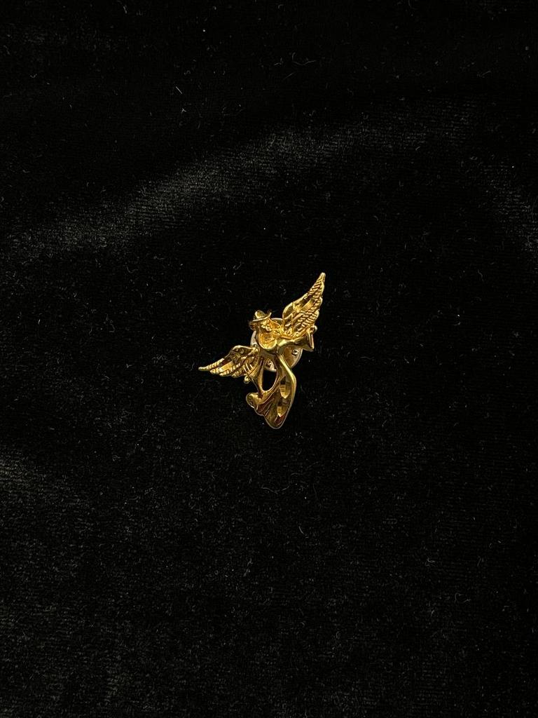 Винтажная брошь ангелок-2