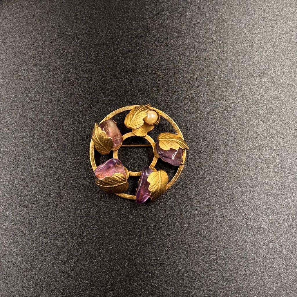 Винтажная Брошь Sarah Cov , 80г