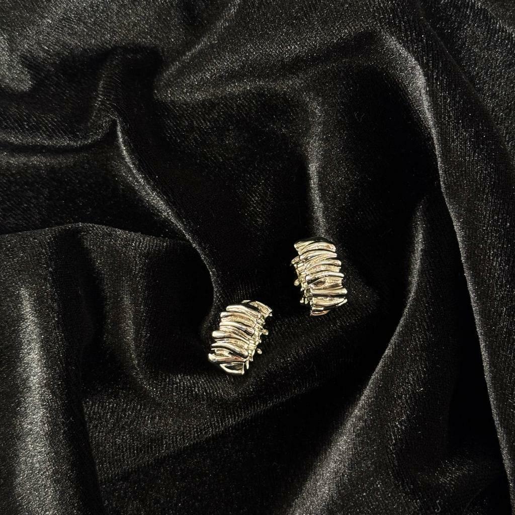 Серьги «Серебряный румянец»