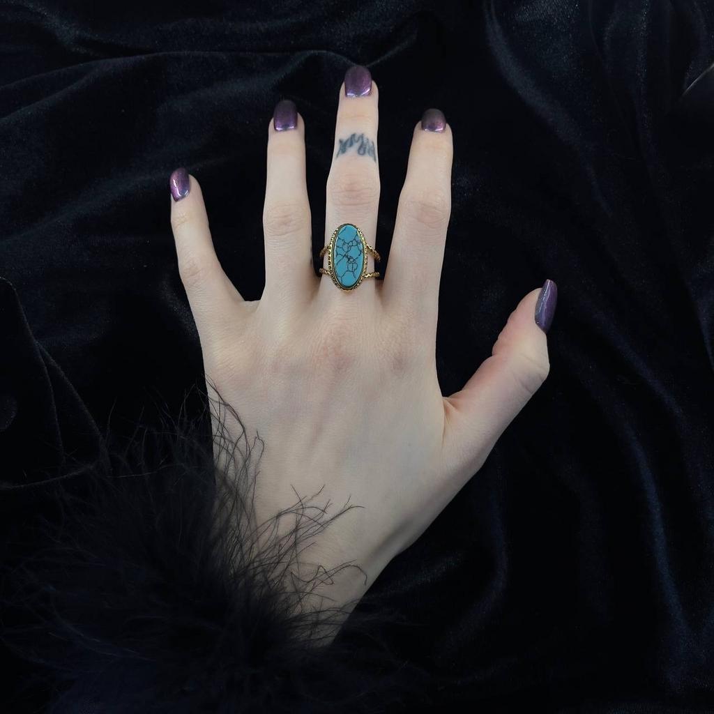 Кольцо «Лазурный ветер»