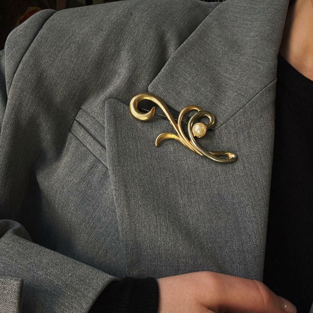 Винтажная брошь "Вдохновение"