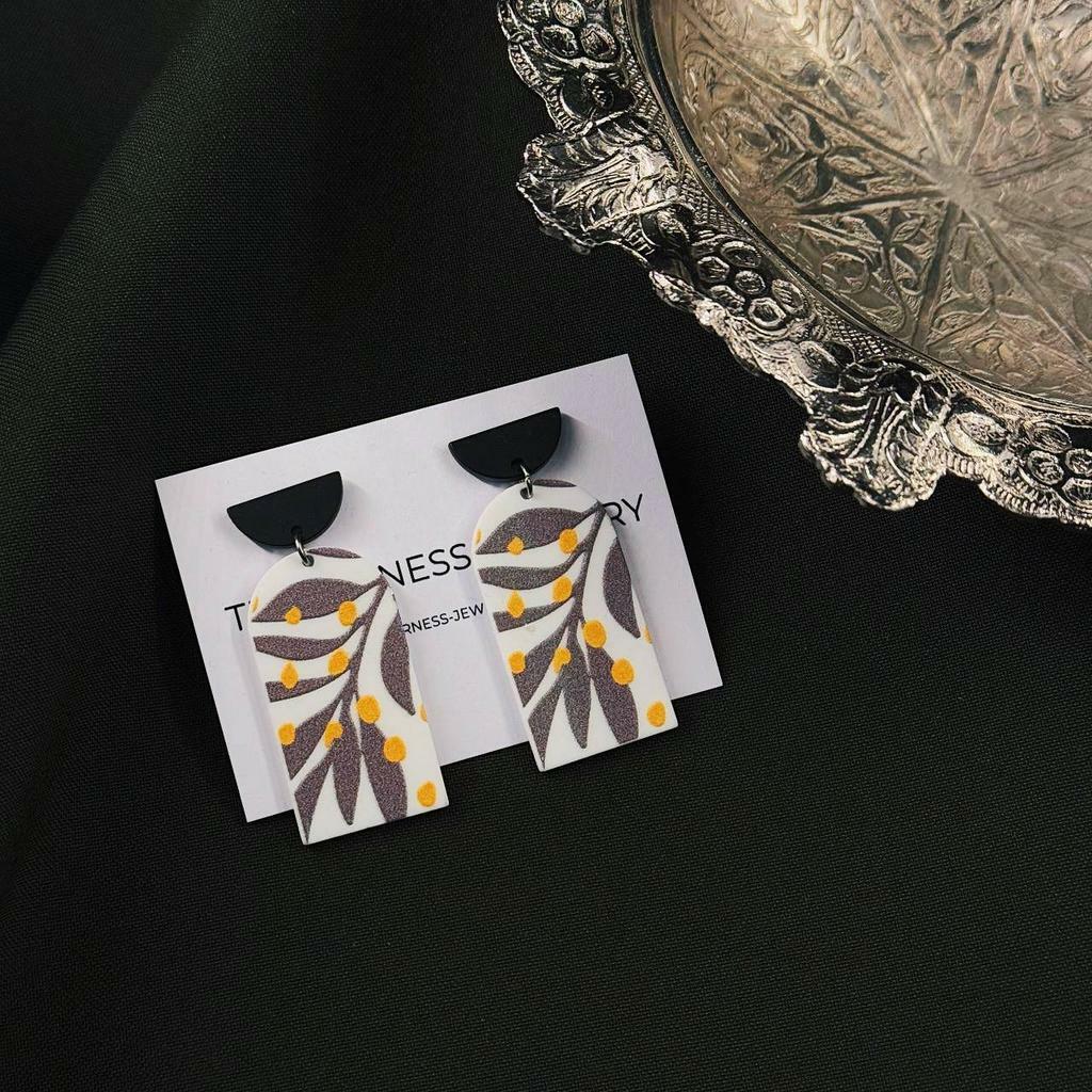 Серьги «Пальмовая ветвь»