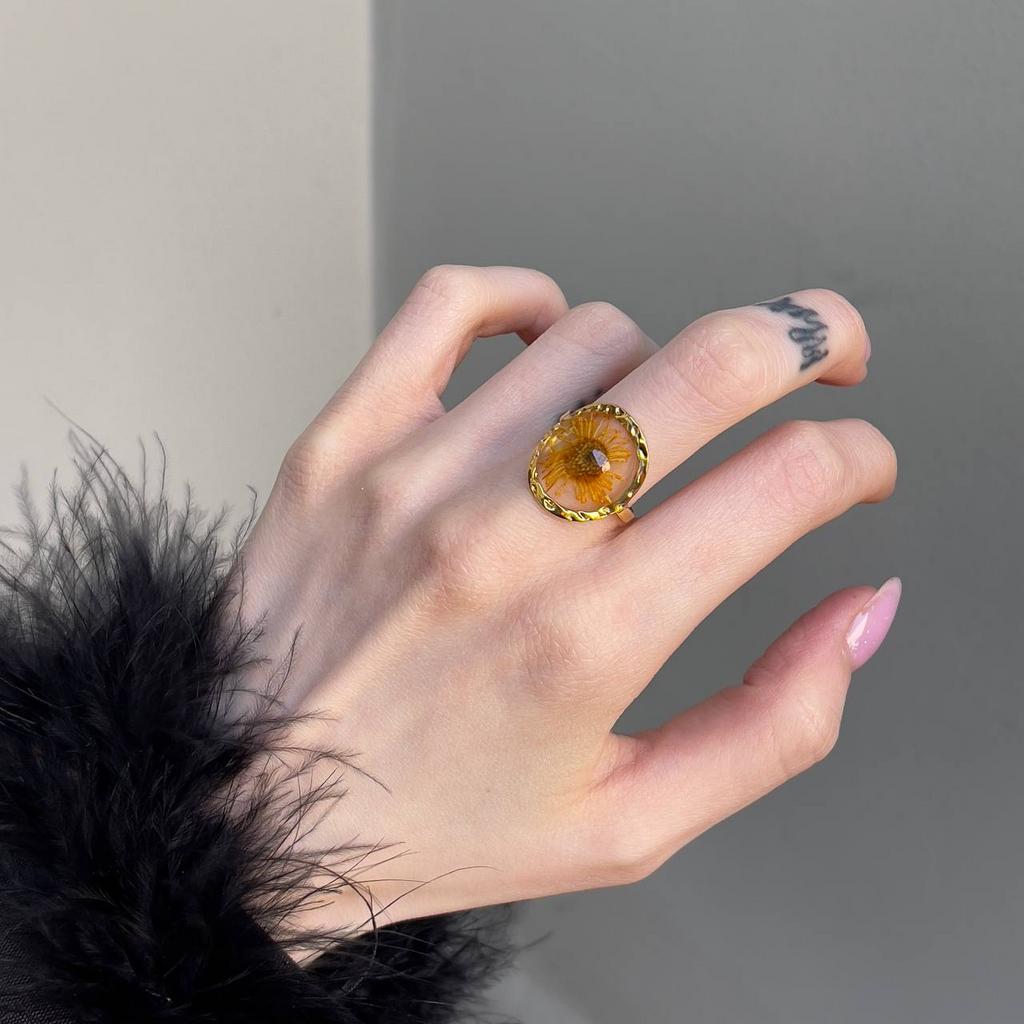 Кольцо "Рассвет фантазии , регулируемое"