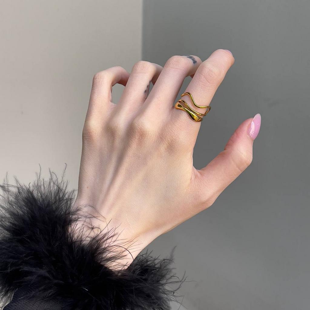 Кольцо "Тихая волна , регулируемое"