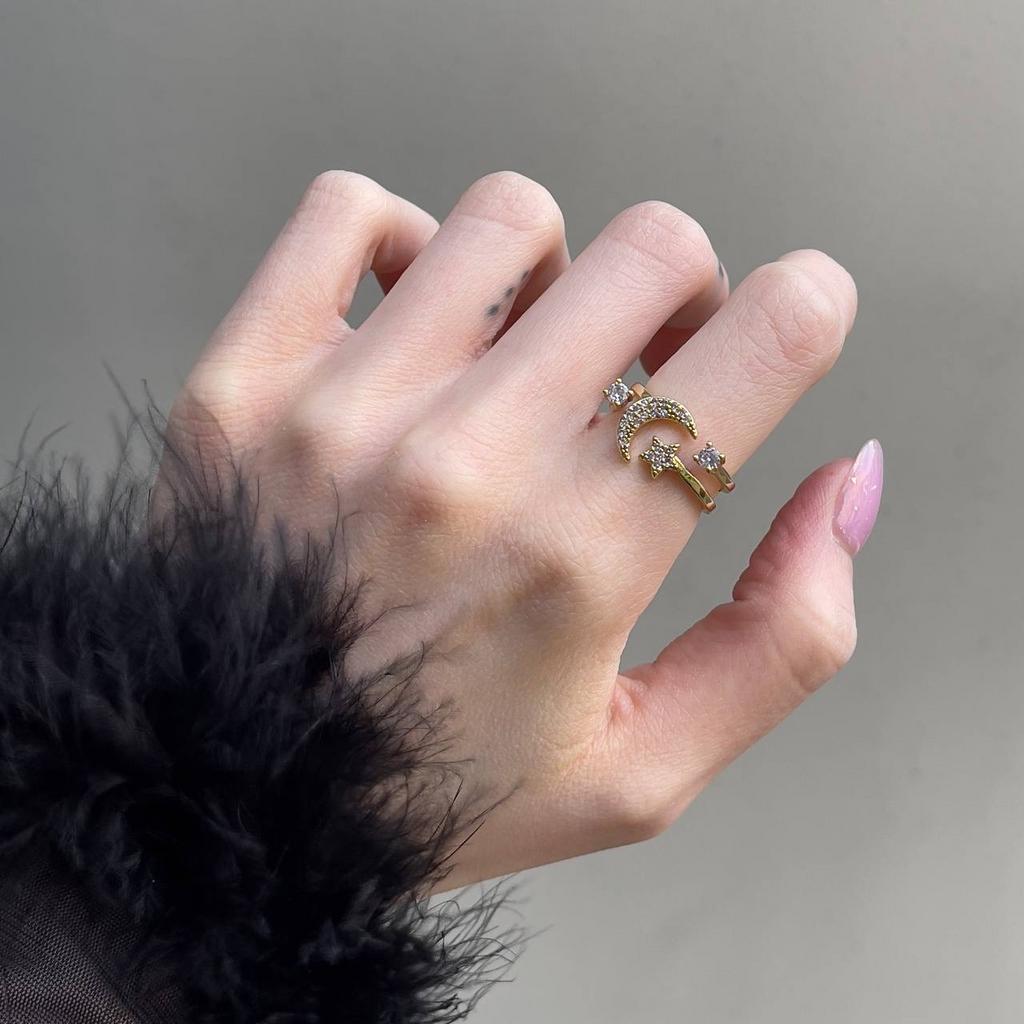 Кольцо «Свет ,  сквозь пальцы» , регулируемое