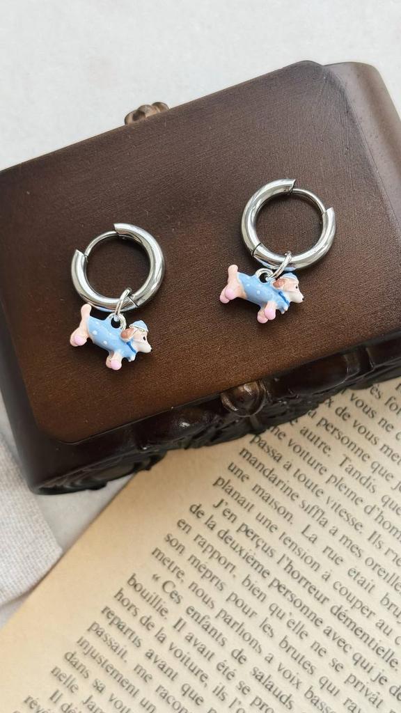 Серьги "Важная походка"