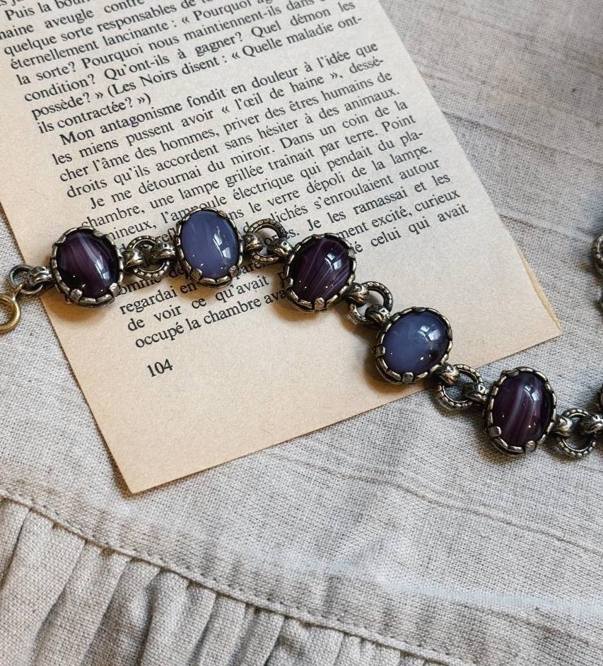 Винтажный браслет «Фиолетовый» 70е годы