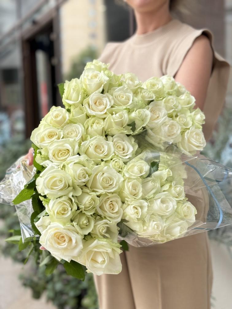 Роза Аваланж белая №1129