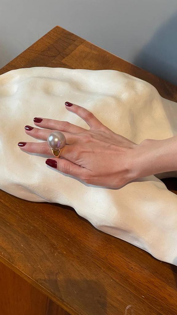 Кольцо BIG PEARL, one size