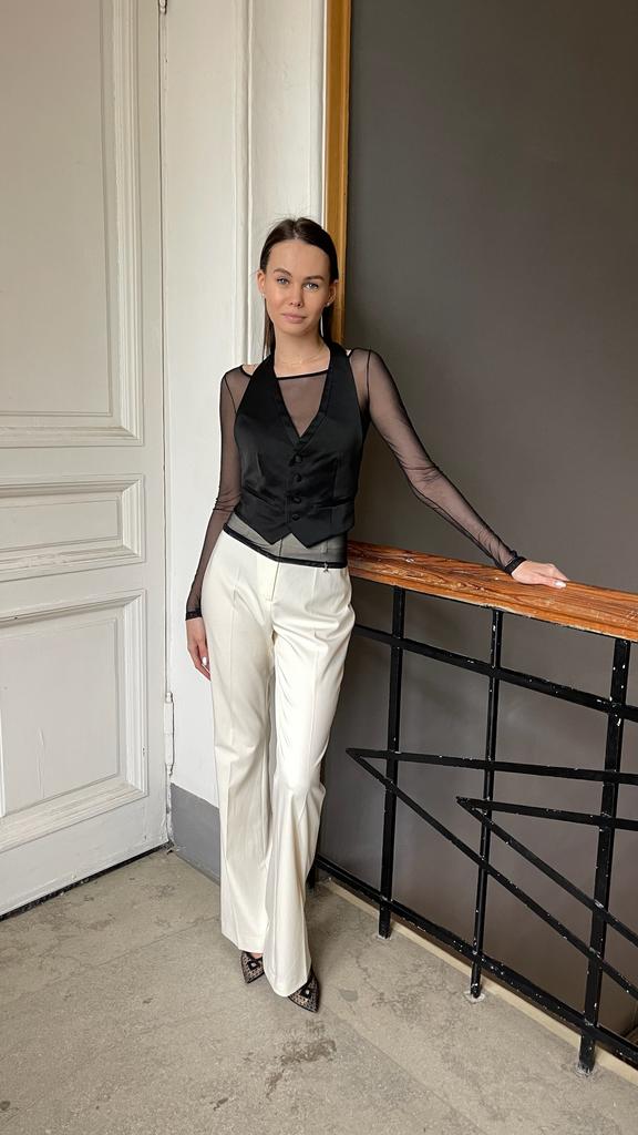 Сетчатый лонгслив Patrizia Pepe, XXS