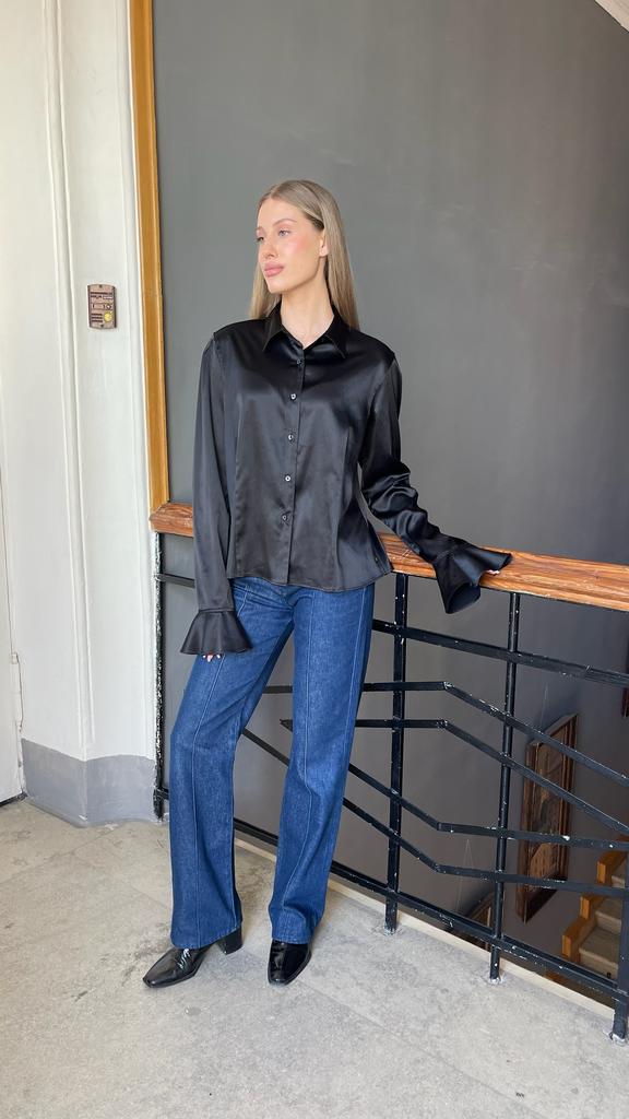 Рубашка Ralph Lauren , черная, XL (подойдет на M/L)