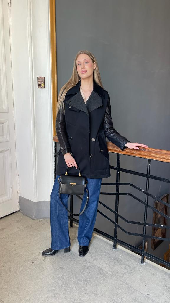 Комбинированный тренч Burberry, 42