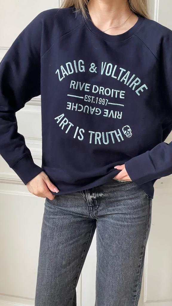 Свитшот Zadig & Voltaire, М, синий