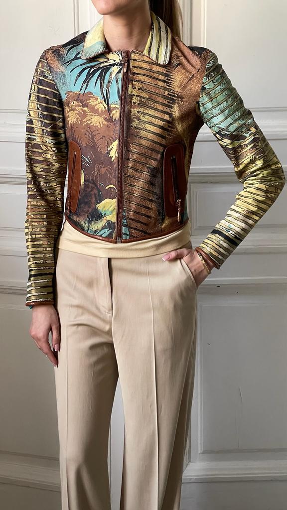 Кожаная куртка Roberto Cavalli, xs