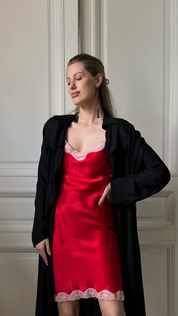 Платье красное BLUMARINE, S