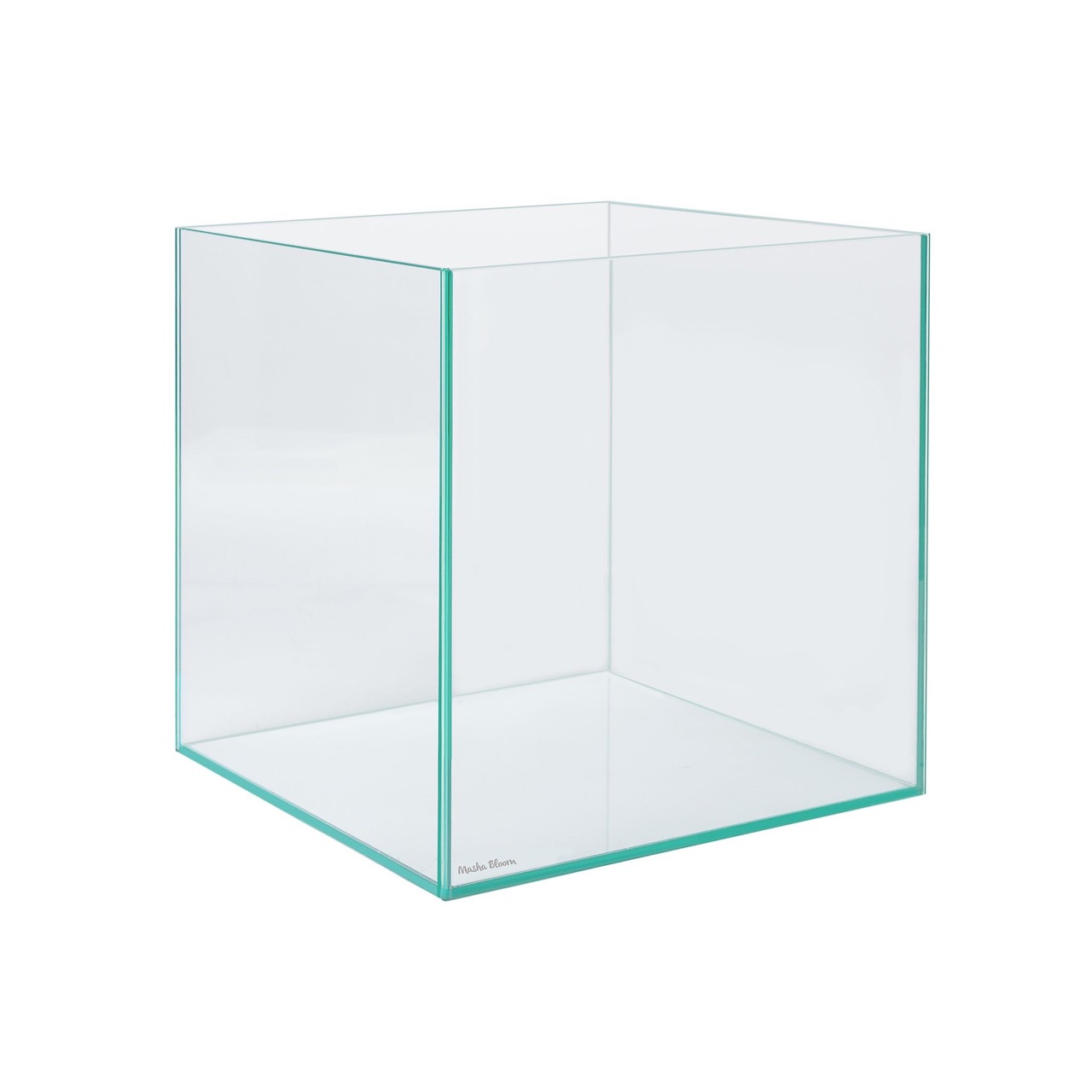 Аквариум Masha Bloom Crystalline Green 27л (30х30х30h см). Стекло Optifloat М1