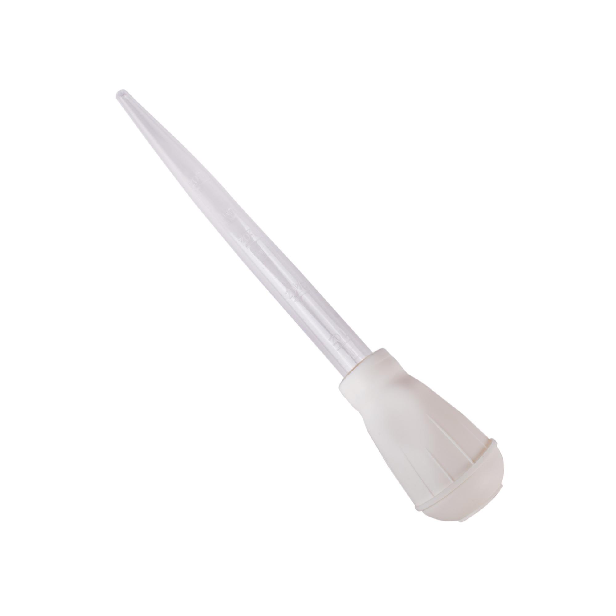 Пипетка 30 мл, 29 см чёрная / белая