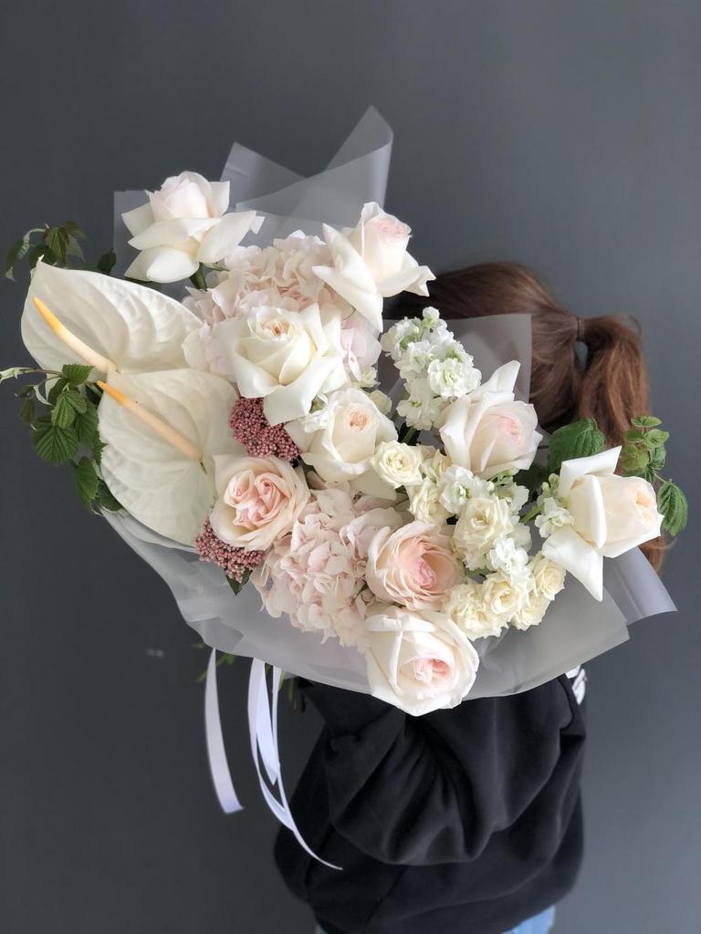 Озотамнус, антуриумы, эустома #143