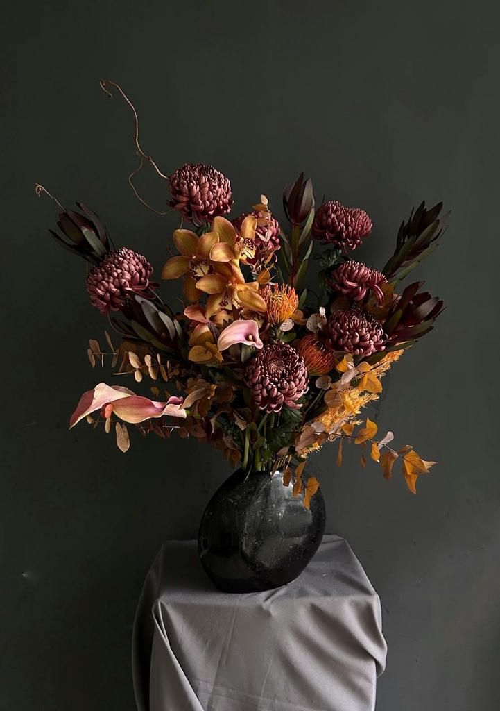 осенний букет цветов основной вид