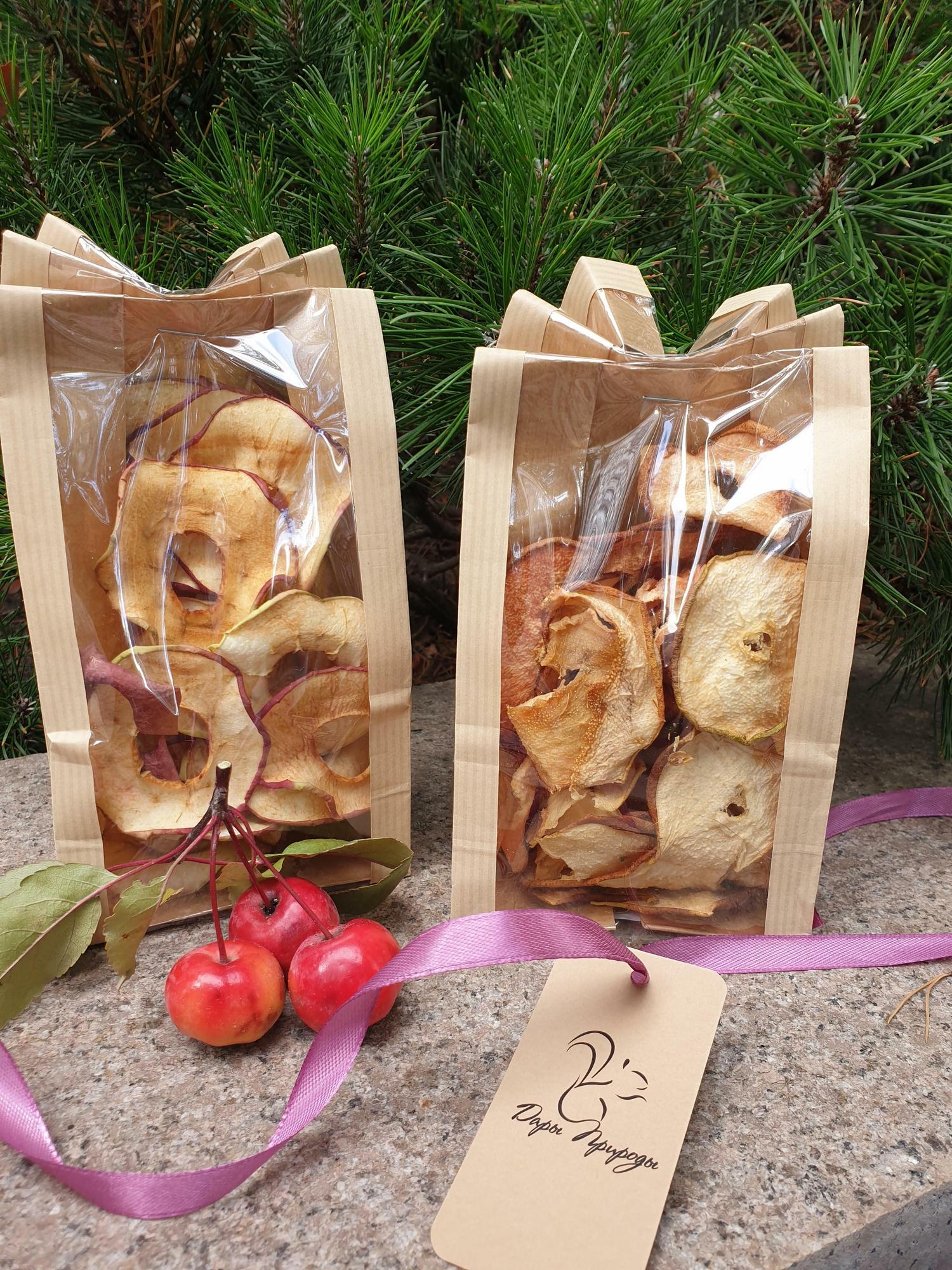 Чипсы из яблок и груш без сахара - полезный и вкусный перекус