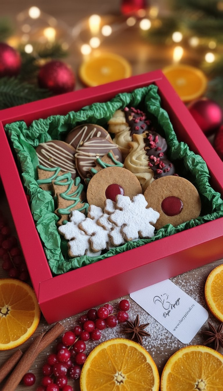 Новогоднее ассорти печенья