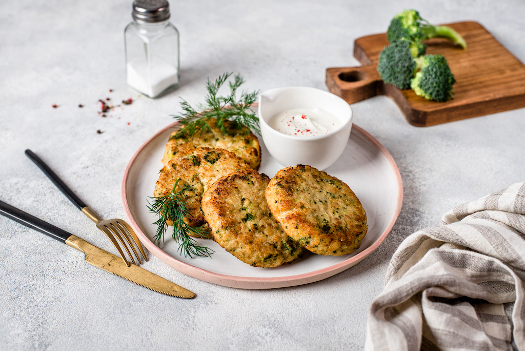Биточки рыбные с брокколи, 400 г.
