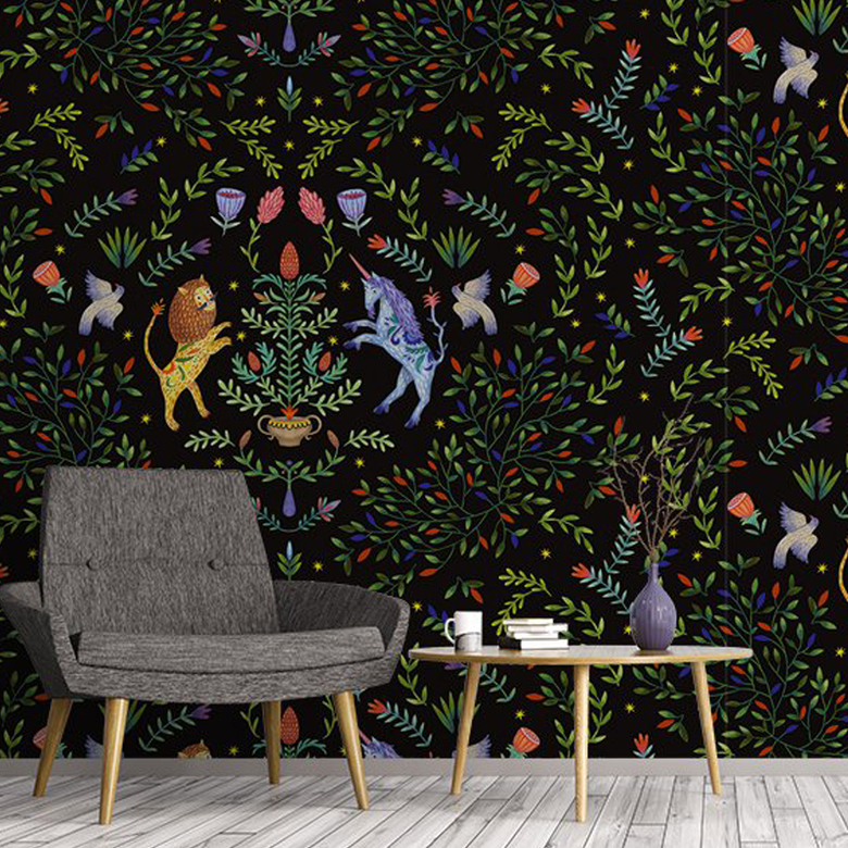 Фотообои Керка (черный фон)