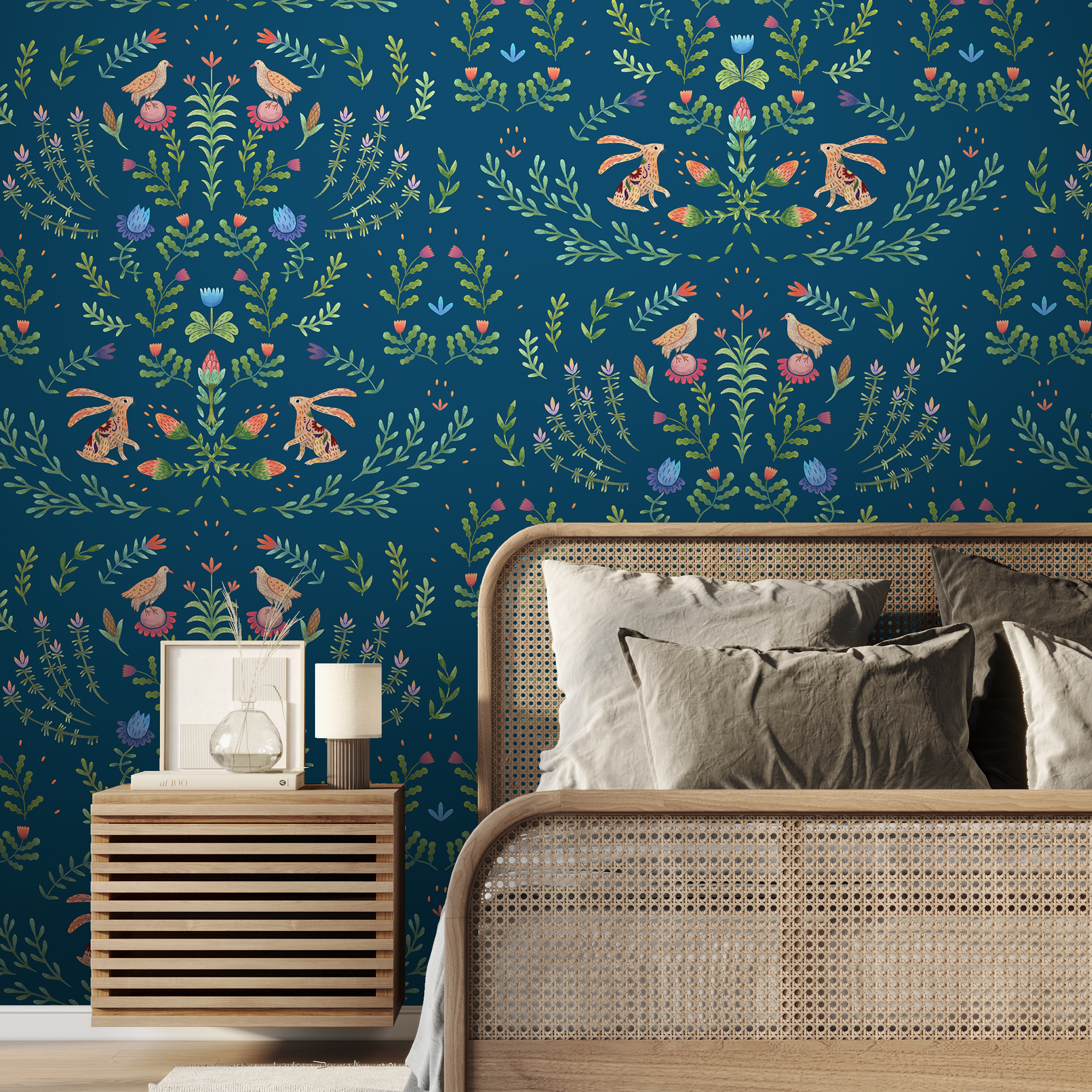 Фотообои Омидз (синий фон)