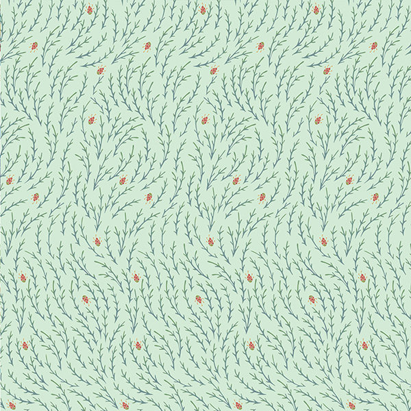 Интерьерная ткань- Марья (компаньон Сариола-зеленый фон)