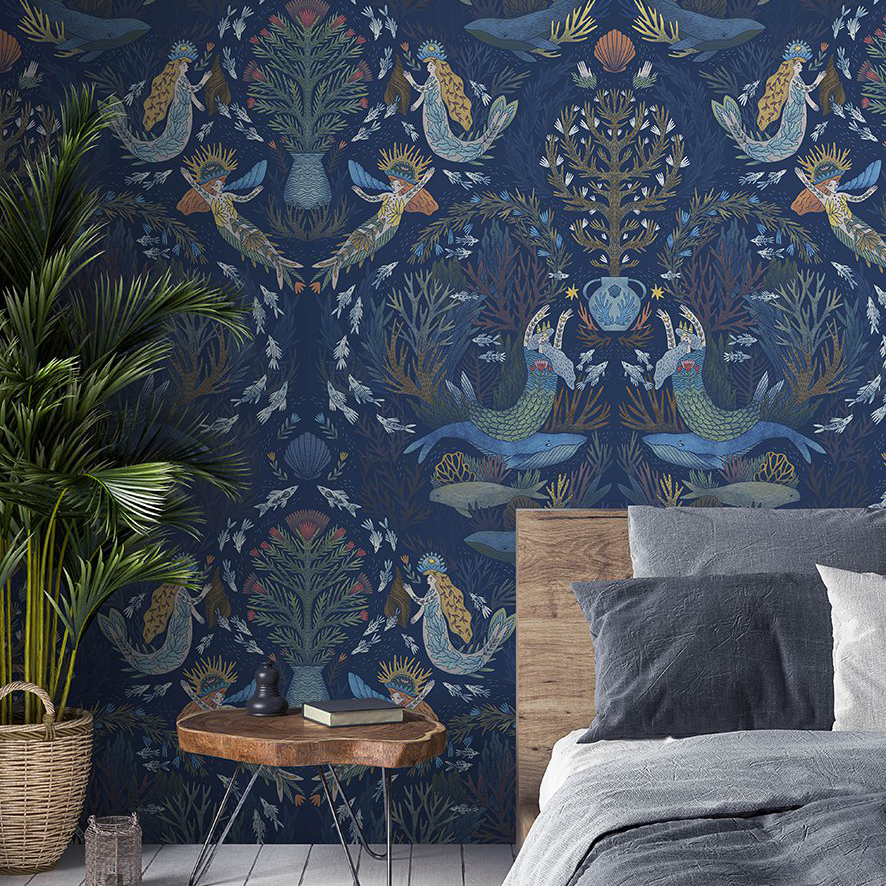 Фотообои Гандвик (синий фон)