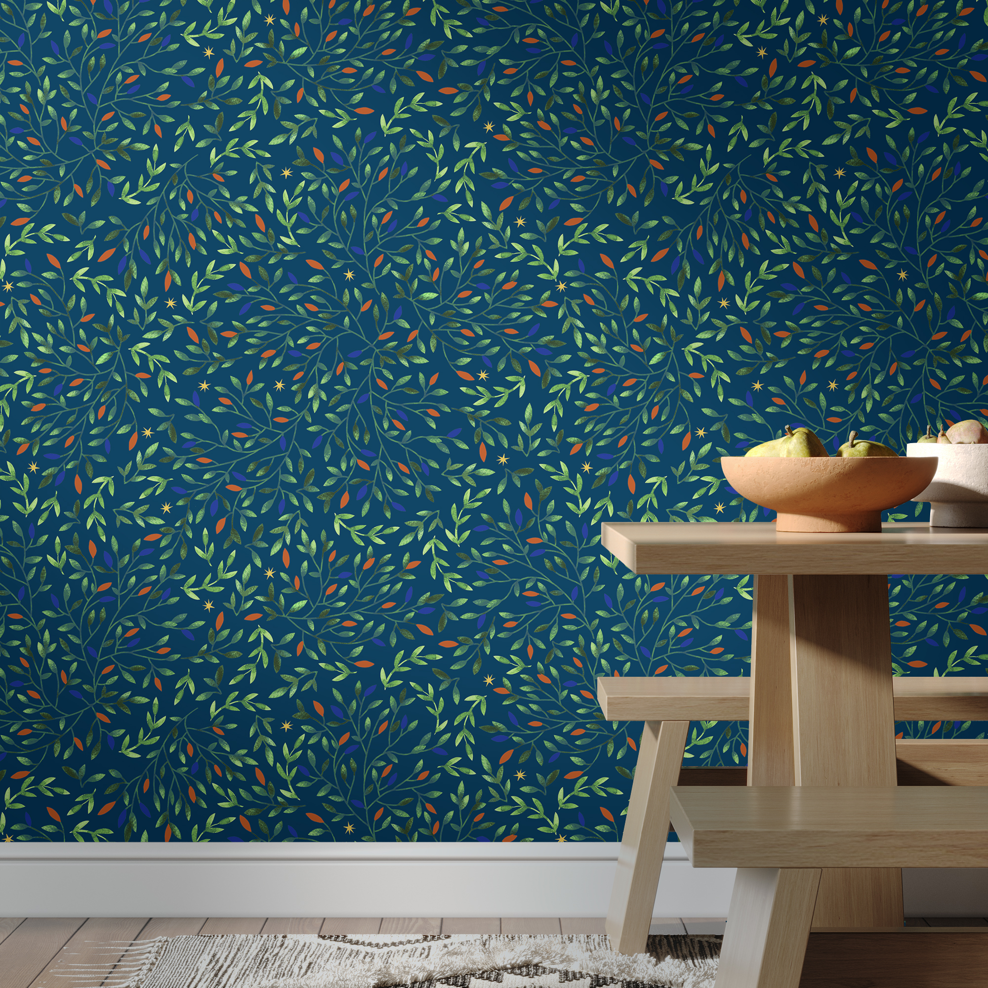 Фотообои Похья (синий фон)