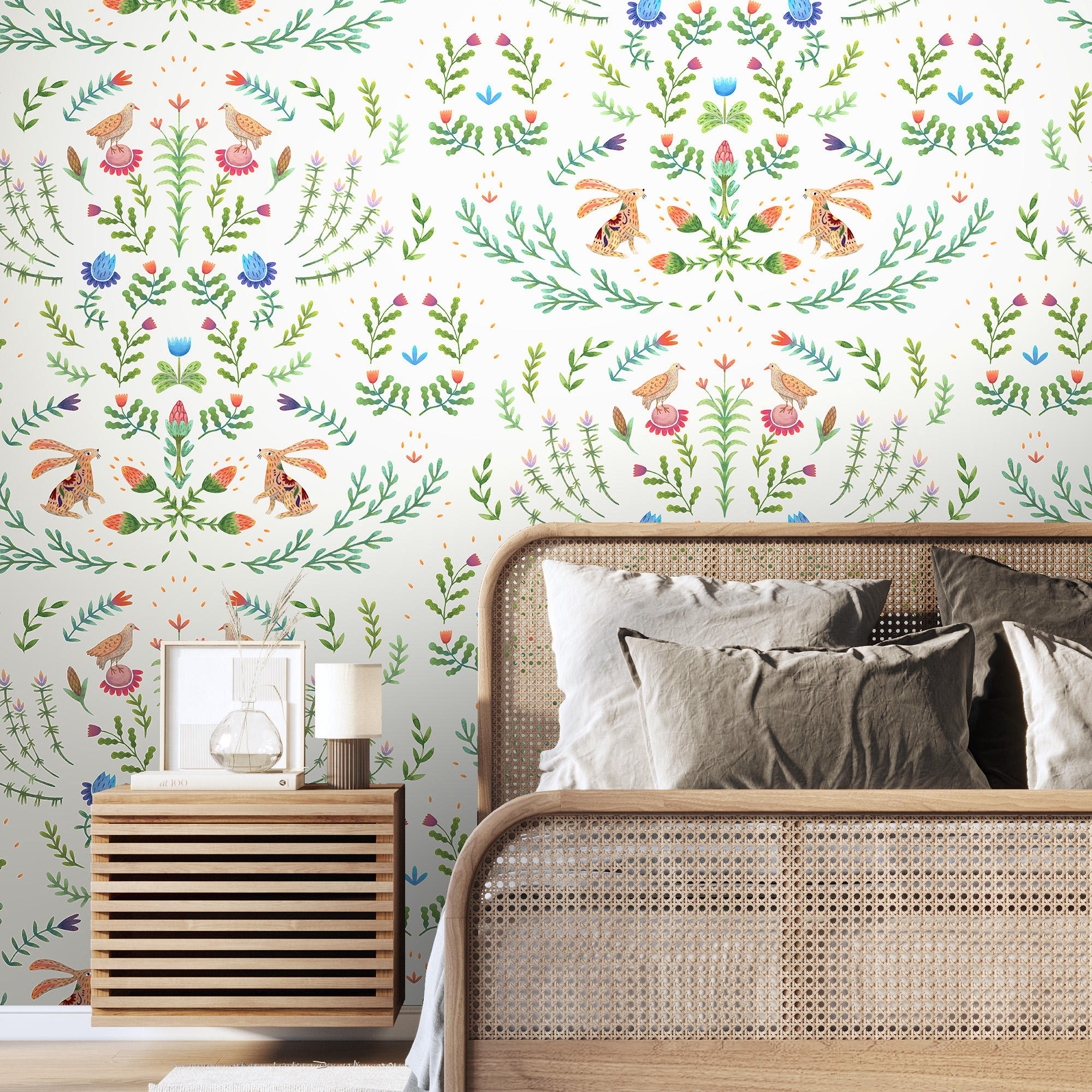 Фотообои Омидз (светлый фон)