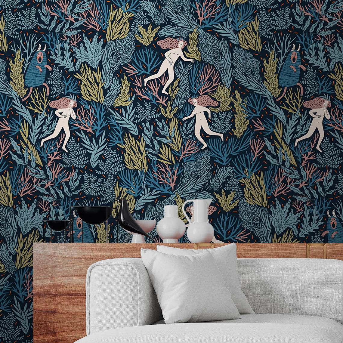 Фотообои Страх (черный фон)