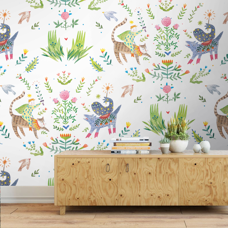 Фотообои Теодор (белый фон)