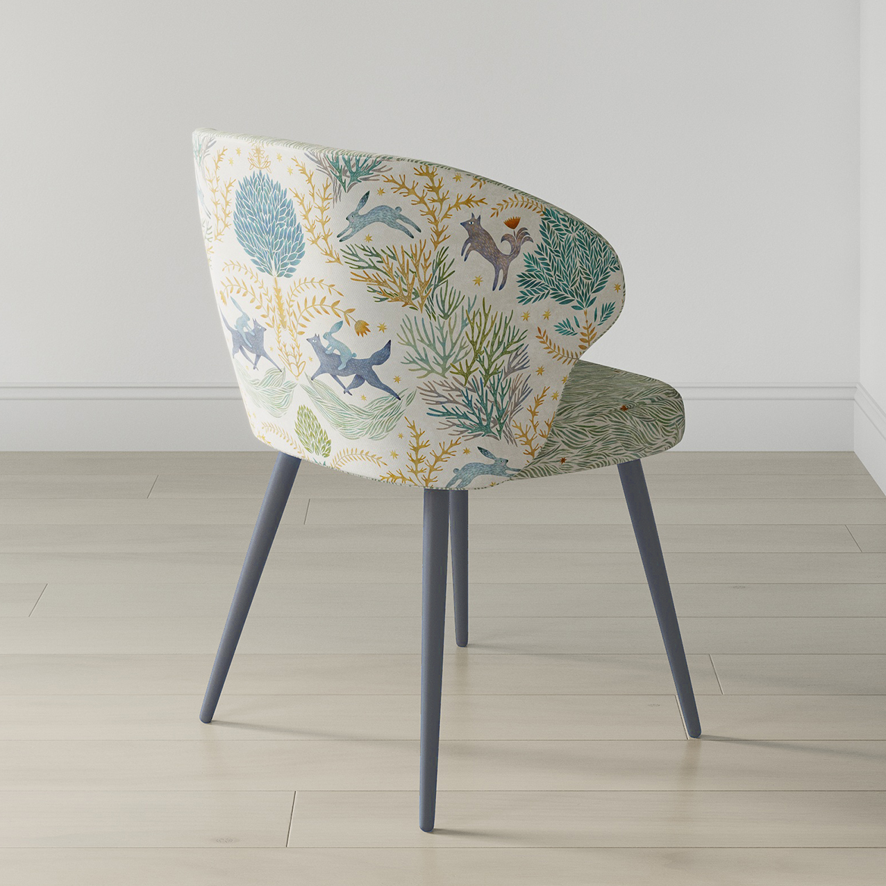 Стул "Кык"  с принтом Метсола