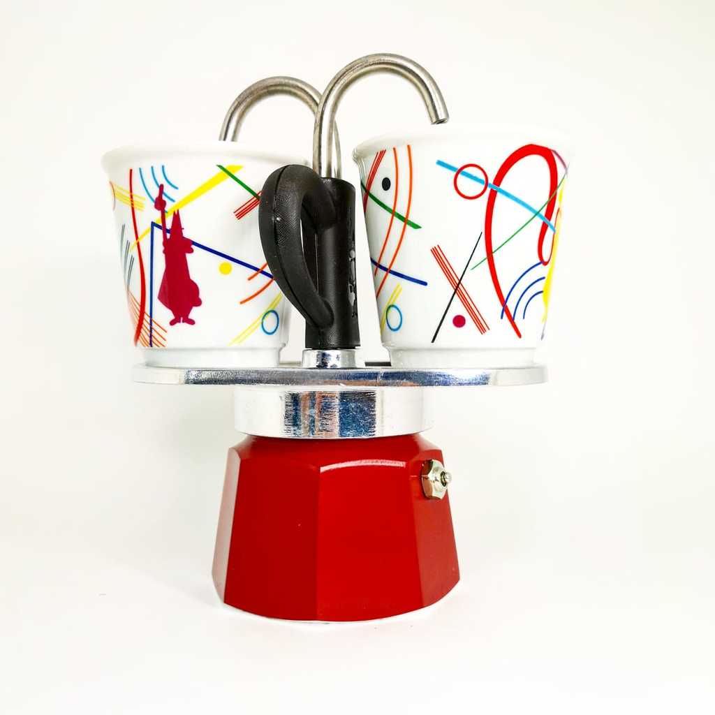 Гейзерная кофеварка Mini Express Arte Kandinsky с 2 стаканами