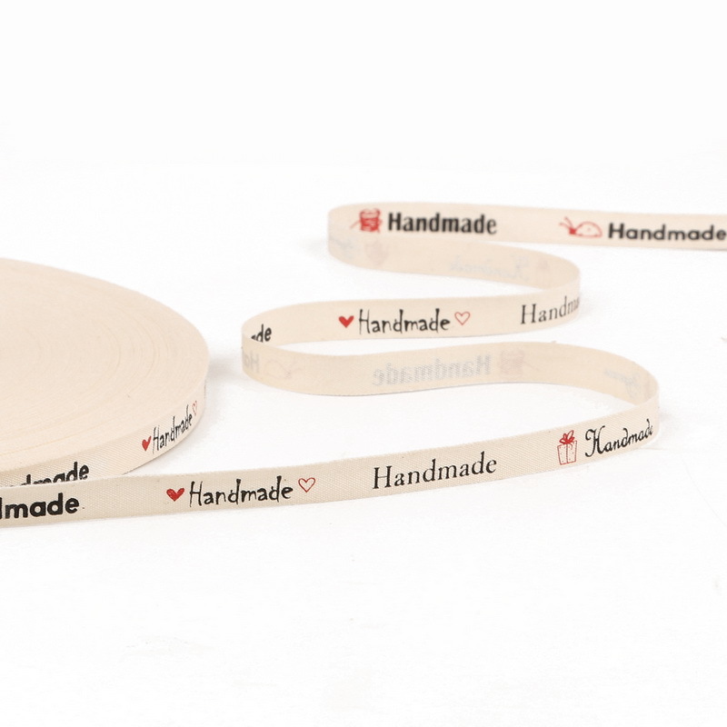 *Лента хлопковая с принтом №2