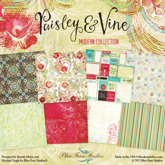 *Blue Fern/Paisley & Vine/30