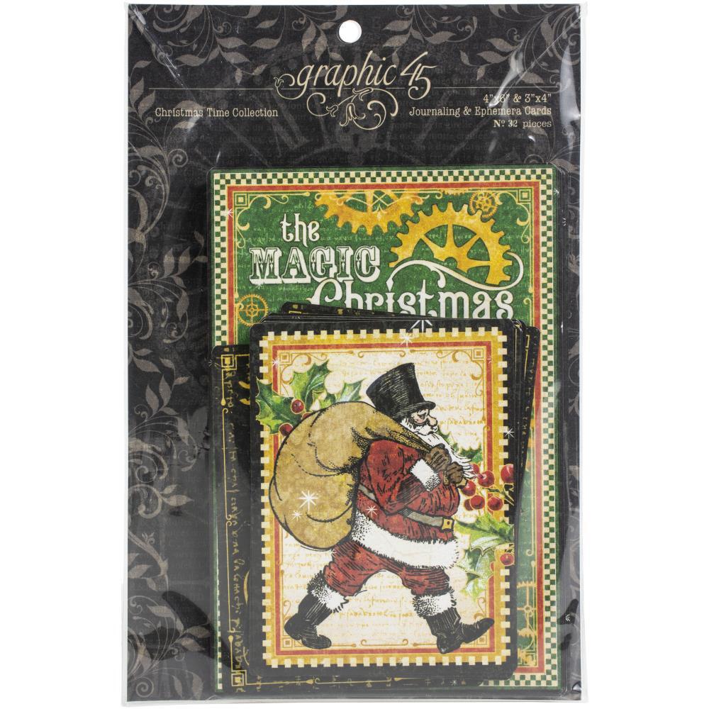 *Graphic 45/Christmas Time/карточки