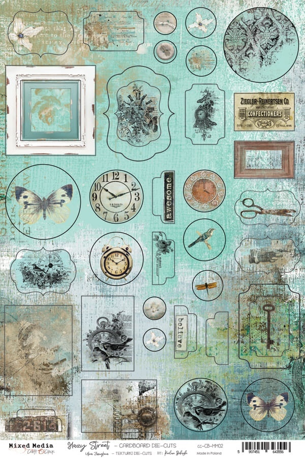 *Craft O’Clock/HAZY STREET/чипборд