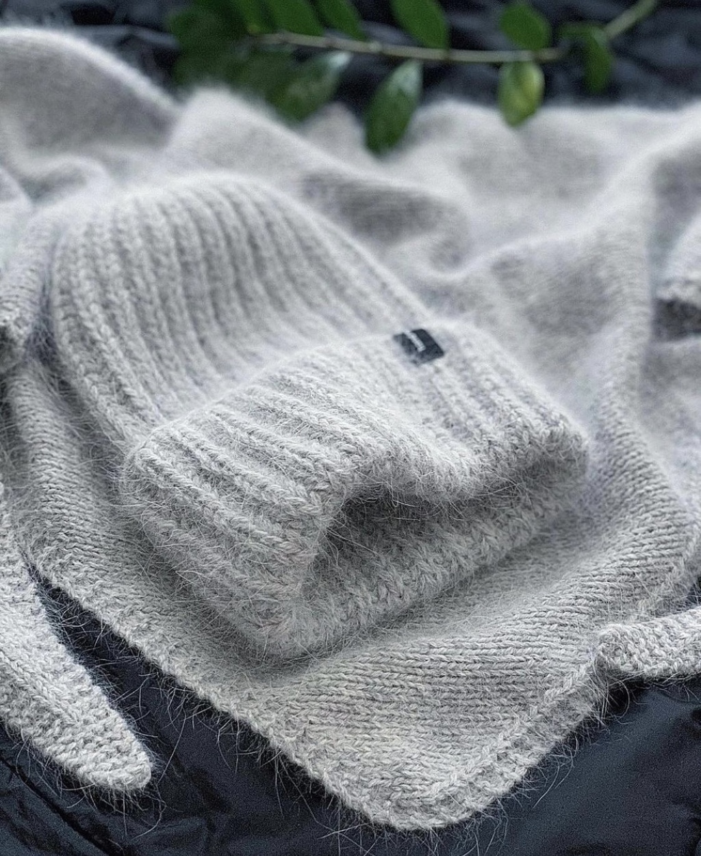 Косынка из пуха норки + my_hat