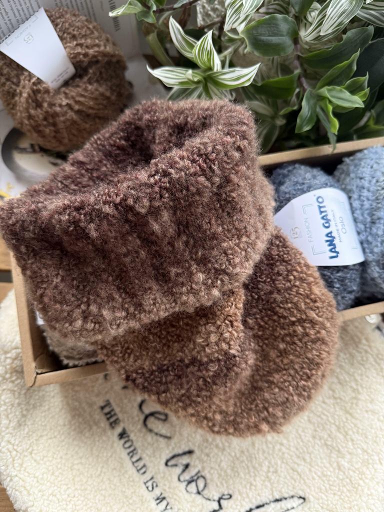Вяжем шапку из Букле Oslo hat