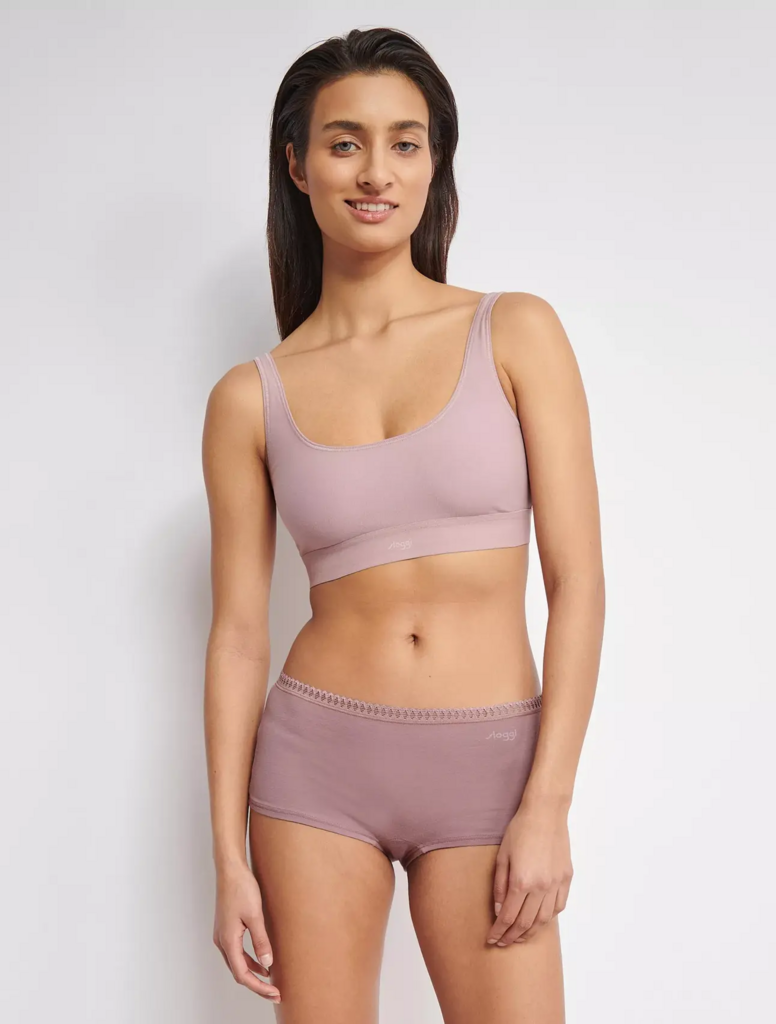 Трусы-шорты Sloggi комплект 3 шт  V001 пудровые