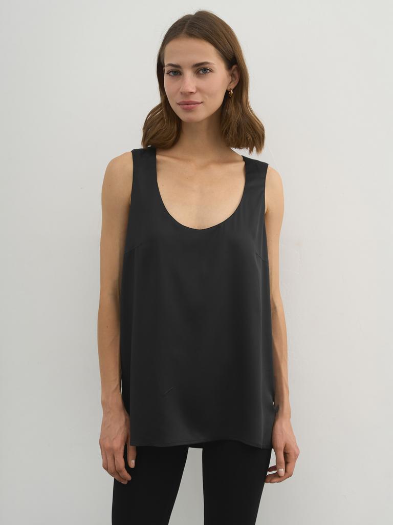 Топ из тенселя Perle noire