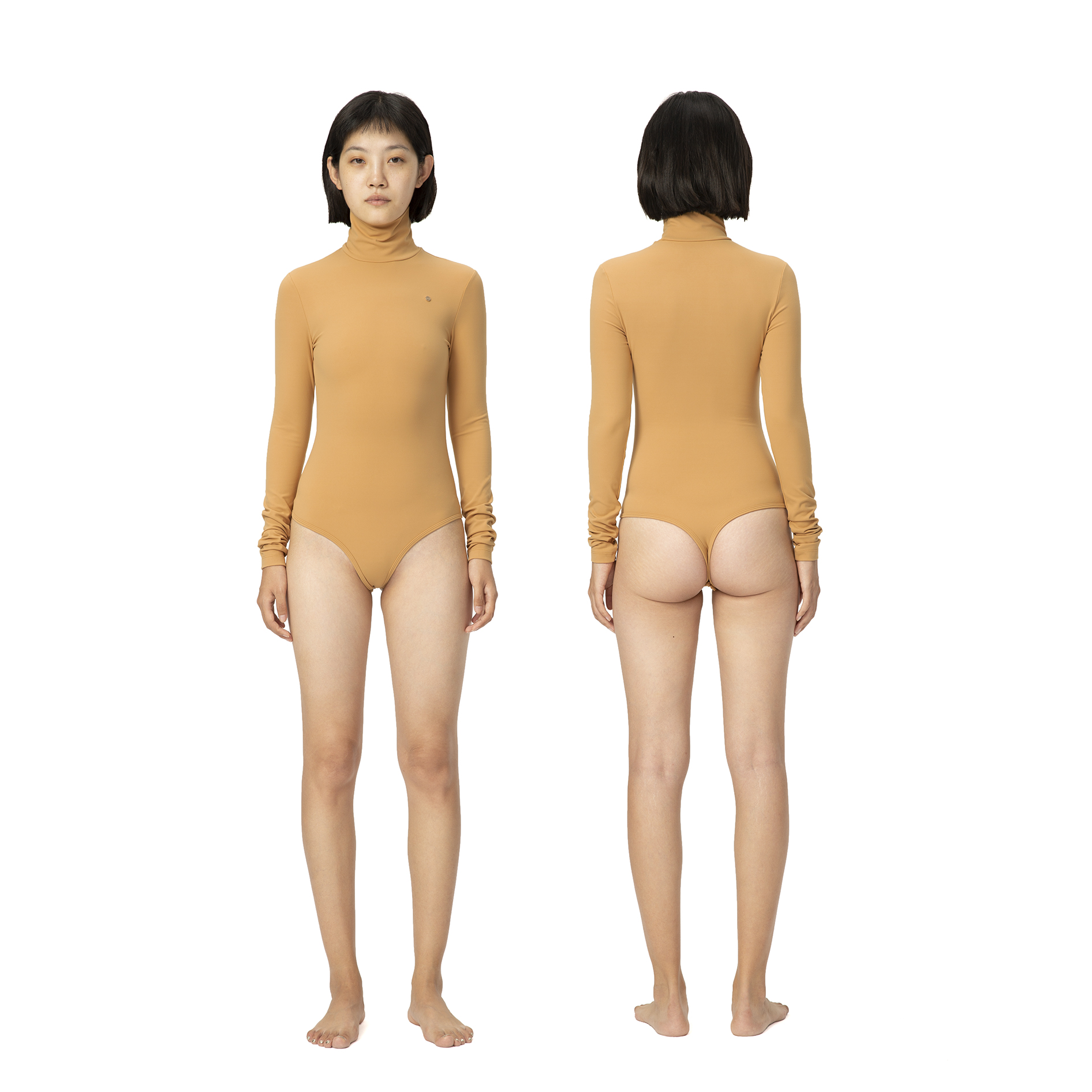 боди-водолазка карамель CRASTA caramel bodysuit